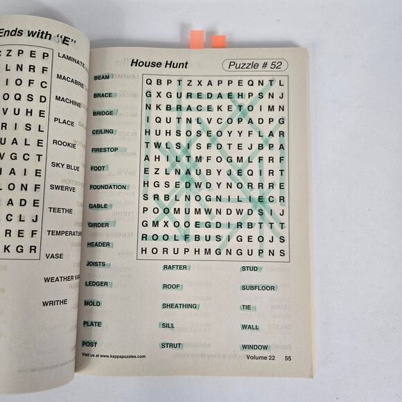 Penny Press & Kappa Large Print Word Seek Puzzle Books - Set of 3 (New & Used) - Picture 7 of 10